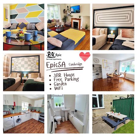 Epicsa - Corporate & Family Stay In 3 Bedroom House With Garden, Free Parking Cambridge Zewnętrze zdjęcie